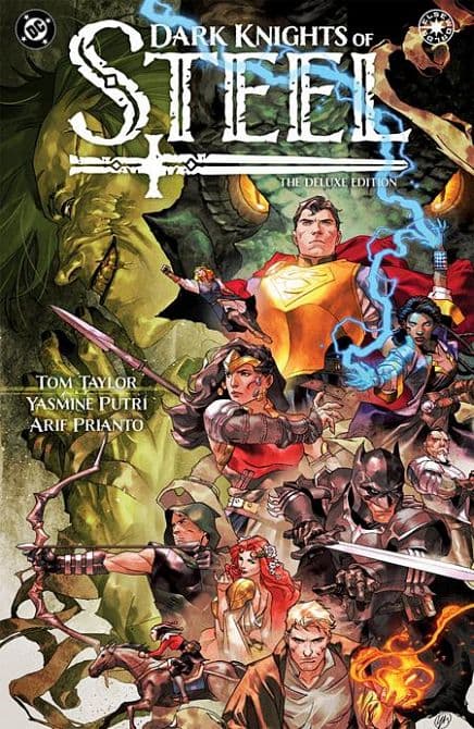 DARK KNIGHTS OF STEEL THE DELUXE EDITION HC BOOK MARKET YASMINE PUTRI CVR