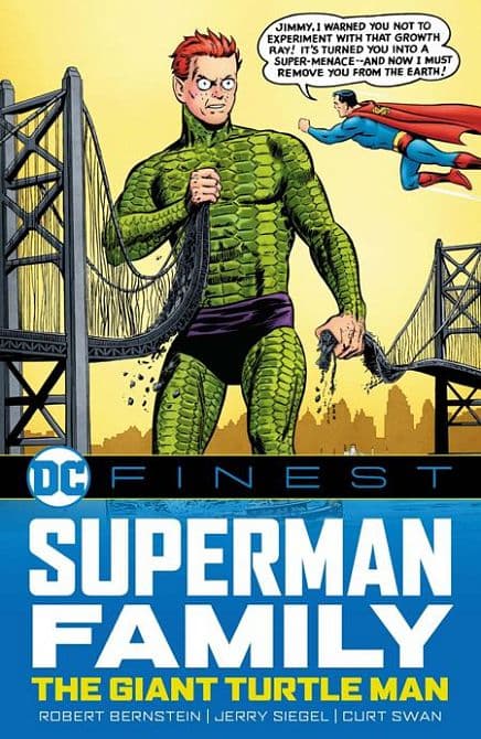 Cover Art for DC FINEST SUPERMAN FAMILY THE GIANT TURTLE MAN TP