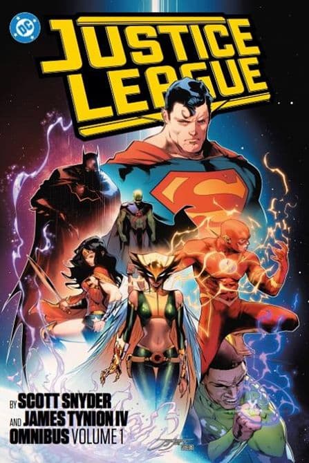 Cover Art for JUSTICE LEAGUE BY SCOTT SNYDER AND JAMES TYNION IV OMNIBUS HC VOL 01
