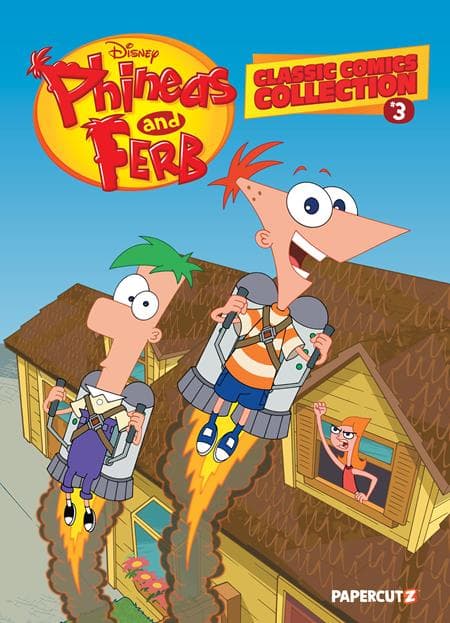 Cover Art for PHINEAS AND FERB CLASSIC COMICS COLLECTION TP VOL 03