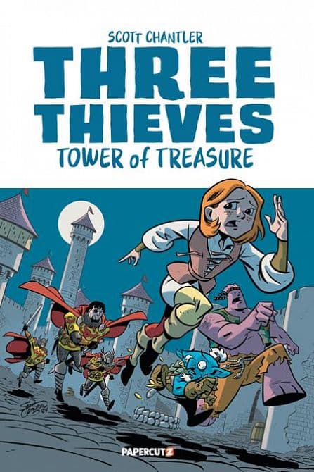 Cover Art for THREE THIEVES TP VOL 01 TOWER OF TREASURE