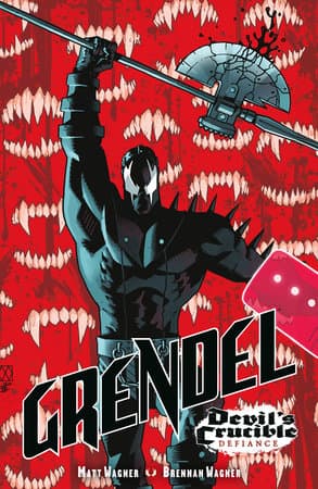 Cover Art for GRENDEL DEVILS CRUCIBLE DEFIANCE HC