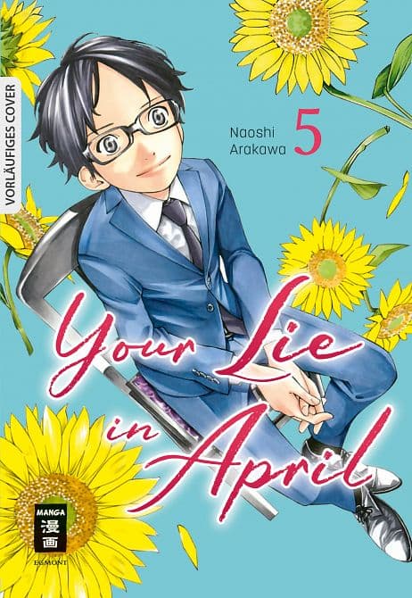 Cover Art for YOUR LIE IN APRIL