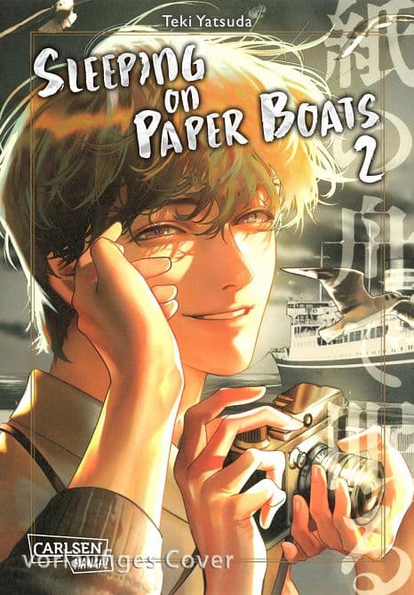 Cover Art for SLEEPING ON PAPER BOATS