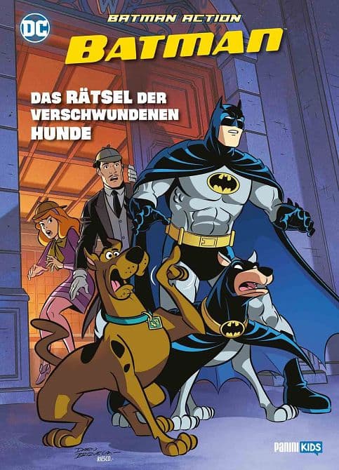 Cover Art for BATMAN ACTION: DAS RÄTSEL DER VERSCHWUNDENEN HUNDE