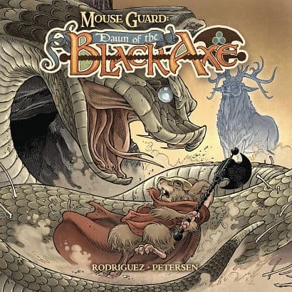 Cover Art for MOUSE GUARD DAWN OF THE BLACK AXE