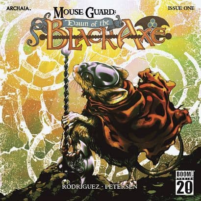 Cover Art for MOUSE GUARD DAWN OF THE BLACK AXE