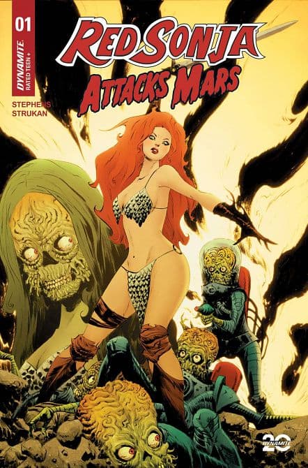 Cover Art for RED SONJA ATTACKS MARS