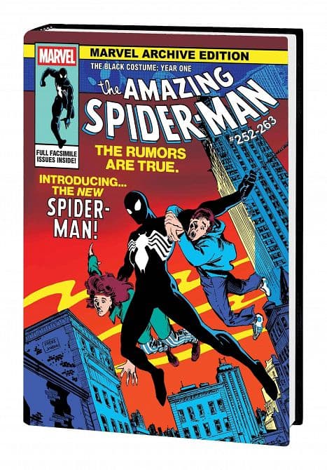 Cover Art for ARCHIVE EDITION AMAZING SPIDER-MAN BLACK COSTUME YEAR ONE HC