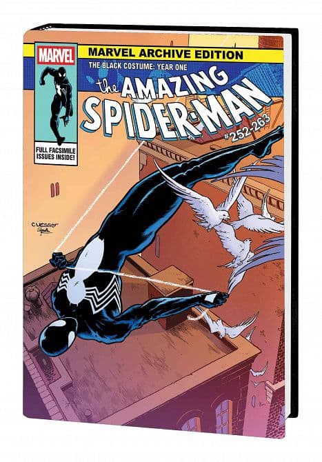 Cover Art for ARCHIVE EDITION AMAZING SPIDER-MAN BLACK COSTUME YEAR ONE HC