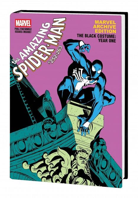 Cover Art for ARCHIVE EDITION AMAZING SPIDER-MAN BLACK COSTUME YEAR ONE HC