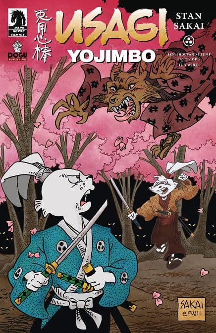 Cover von USAGI YOJIMBO TEN THOUSAND PLUMS #2
