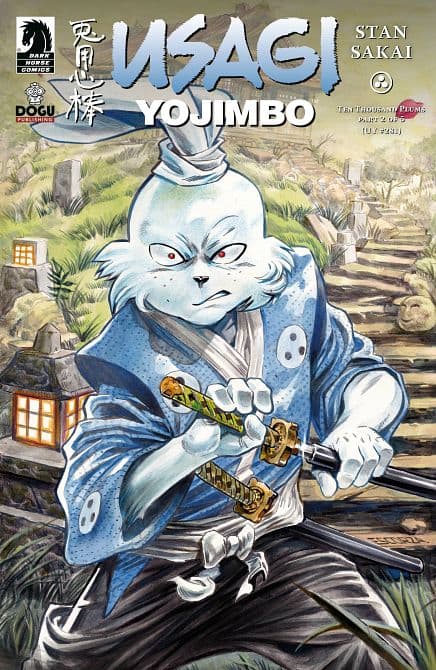 Cover Art for USAGI YOJIMBO TEN THOUSAND PLUMS