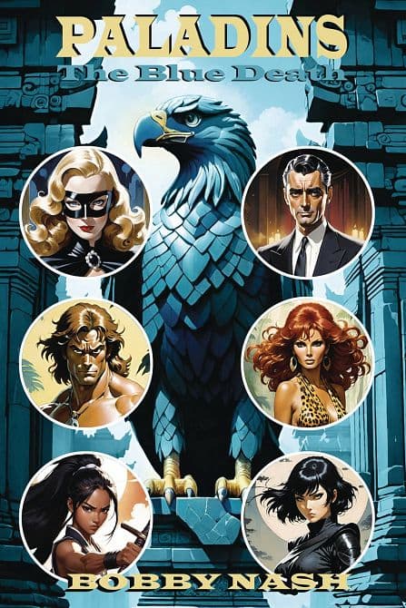 Cover Art for PALADINS THE BLUE DEATH PROSE NOVEL DELUXE SC