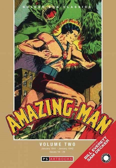 Cover Art for GOLDEN AGE CLASSICS AMAZING MAN HC VOL 02
