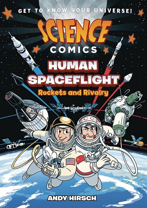 Cover Art for SCIENCE COMICS HUMAN SPACEFLIGHT HC GN