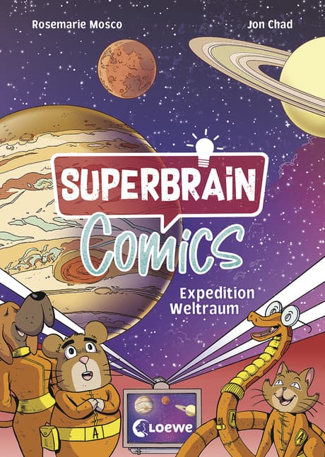 Cover Art for SUPERBRAIN-COMICS-EXPEDITION WELTRAUM