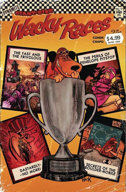 Cover Art for GIANT-SIZED WACKY RACES