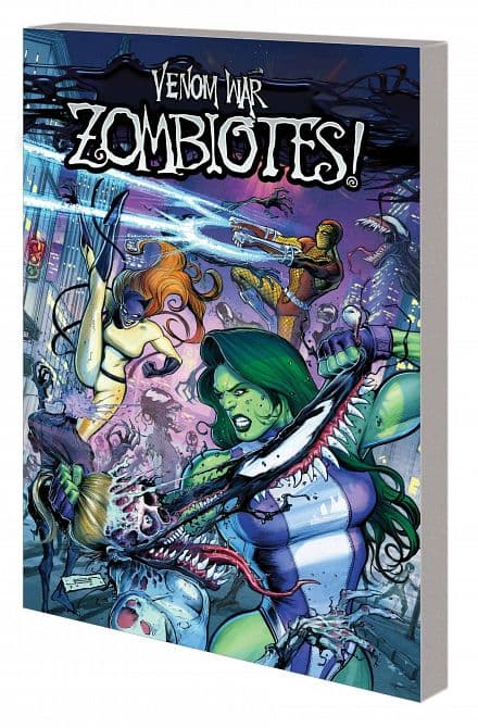 Cover Art for VENOM WAR ZOMBIOTES VENOMOUS TP