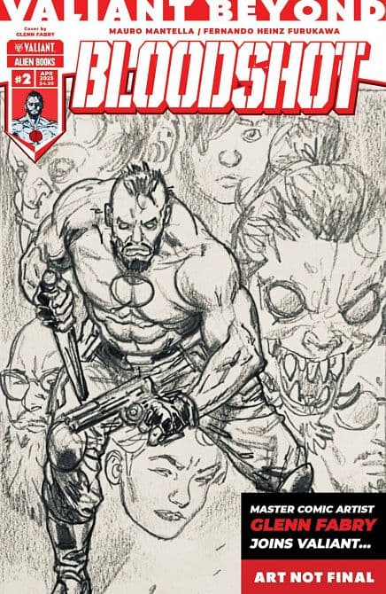 Cover Art for VALIANT BEYOND BLOODSHOT