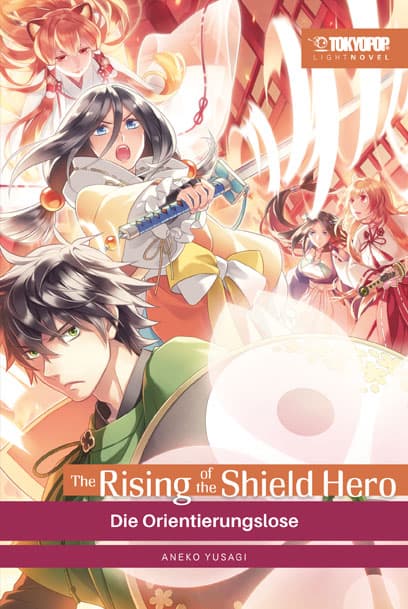 Cover Art for THE RISING OF THE SHIELD HERO LIGHT NOVEL