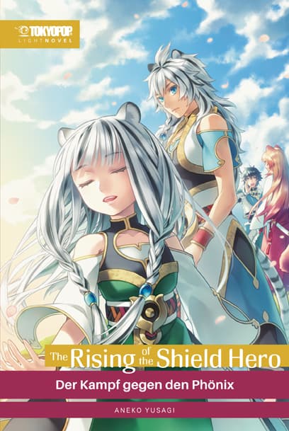 Cover Art for THE RISING OF THE SHIELD HERO LIGHT NOVEL