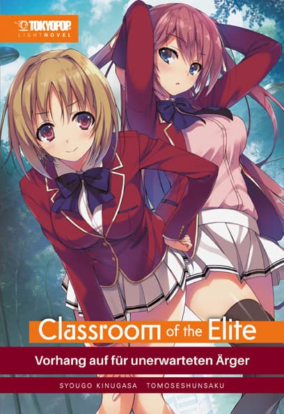 Cover Art for CLASSROOM OF THE ELITE LIGHT NOVEL