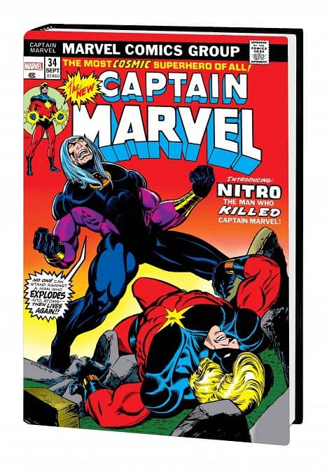 Cover Art for DEATH OF CAPTAIN MARVEL OMNIBUS HC VOL 02 DM VARIANT