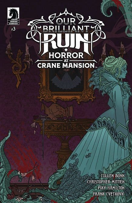 Cover Art for OUR BRILLIANT RUIN HORROR AT CRANE MANSION