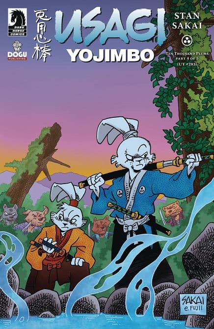 Cover Art for USAGI YOJIMBO TEN THOUSAND PLUMS