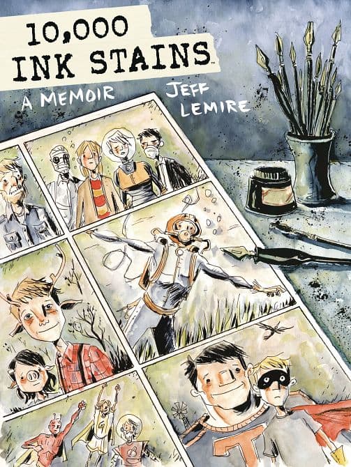 Cover Art for 10000 INK STAINS A MEMOIR HC