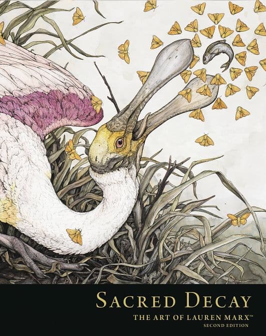 Cover Art for SACRED DECAY ART OF LAUREN MARX HC