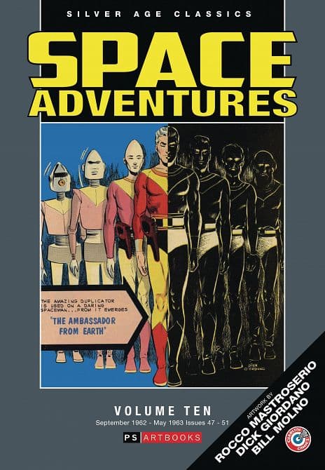 Cover Art for SILVER AGE CLASSICS SPACE ADVENTURES HC VOL 10