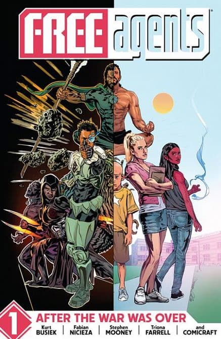 Cover Art for FREE AGENTS TP VOL 01
