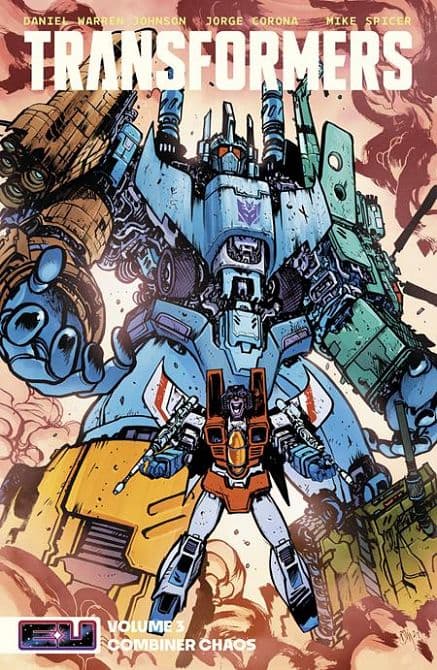 Cover Art for TRANSFORMERS TP VOL 03 COMBINER CHAOS DIRECT MARKET EXCLUSIVE DANIEL WARREN JOHNSON & MIKE SPICER CVR