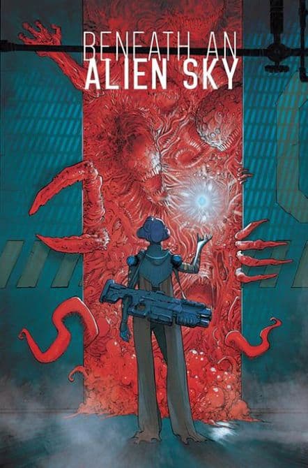 Cover Art for BENEATH AN ALIEN SKY HC