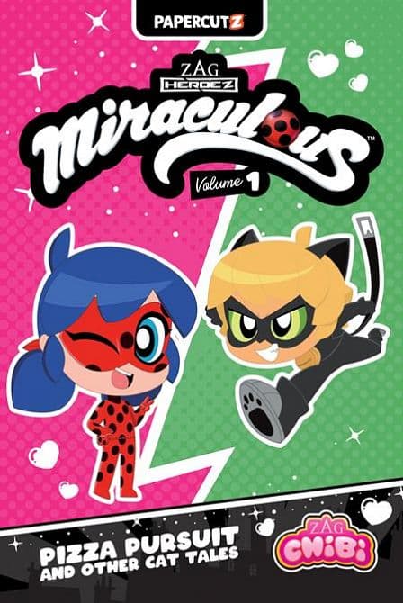 Cover Art for MIRACULOUS LADYBUG CHIBI HC VOL 01 PIZZA PURSUIT & OTHER CAT TALES