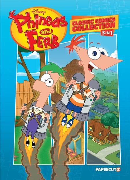 Cover Art for PHINEAS & FERB CLASSIC COMICS COLLECTION 03 IN 01 TP VOL 01