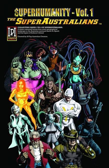 Cover Art for SUPERHUMANITY TP VOL 01 THE SUPERAUSTRALIANS