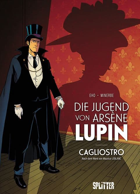 Cover Art for DIE JUGEND VON ARSÈNE LUPIN-CAGLIOSTRO ( GRAPHIC NOVEL )