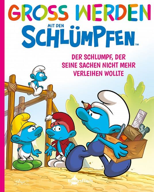 Cover Art for GROSS WERDEN MIT DEN SCHLÜMPFEN