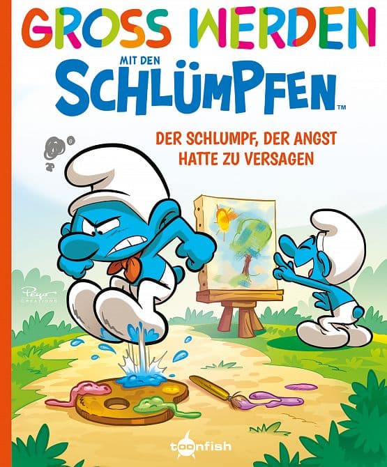 Cover Art for GROSS WERDEN MIT DEN SCHLÜMPFEN