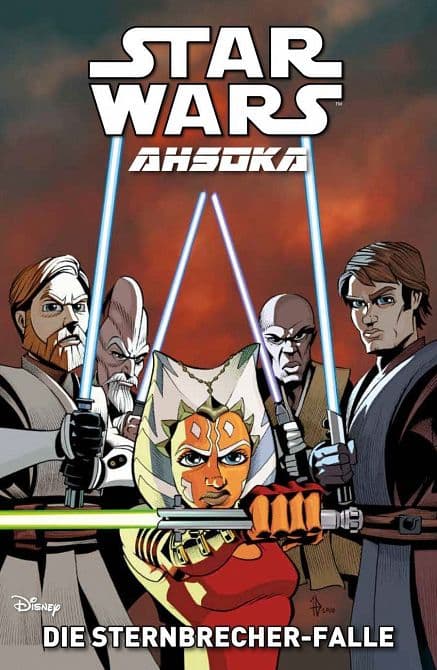 Cover Art for STAR WARS COMICS: AHSOKA-DIE STERNBRECHER-FALLE