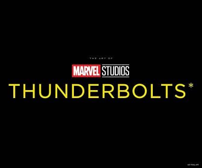 Cover Art for MARVEL STUDIOS THUNDERBOLTS THE ART OF THE MOVIE SLIPCASE HC