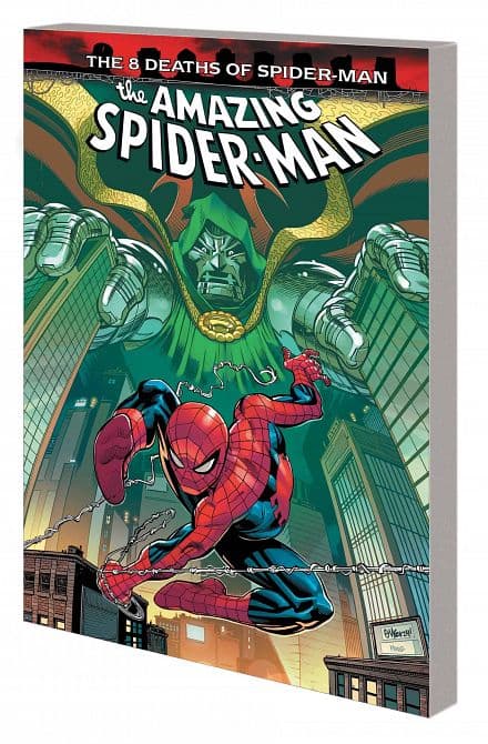 Cover Art for AMAZING SPIDER-MAN THE 8 DEATHS OF SPIDER-MAN TP