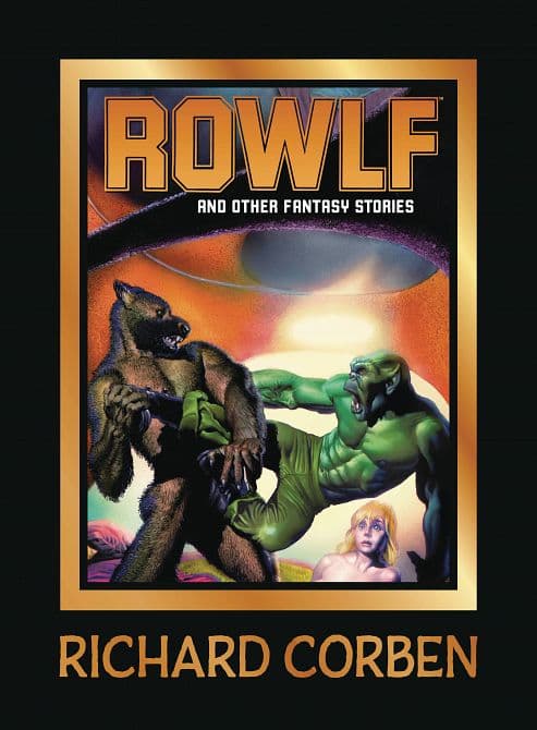 Cover Art for ROWLF & OTHER FANTASY STORIES HC