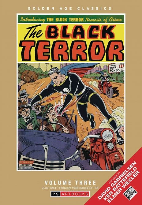 Cover Art for GOLDEN AGE CLASSICS BLACK TERROR HC VOL 03