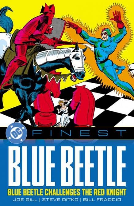Cover Art for DC FINEST BLUE BEETLE BLUE BEETLE CHALLENGES THE RED KNIGHT TP