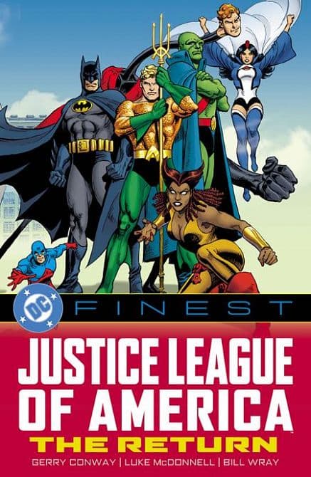 Cover Art for DC FINEST JUSTICE LEAGUE OF AMERICA THE RETURN TP