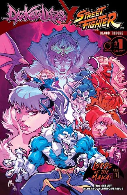 Cover Art für DARKSTALKERS X STREET FIGHTER BLOOD THRONE
